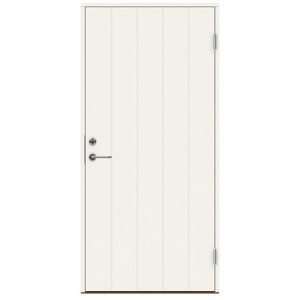 Bättre dörr: 18 gr, 90×200, Vitmålad, tät